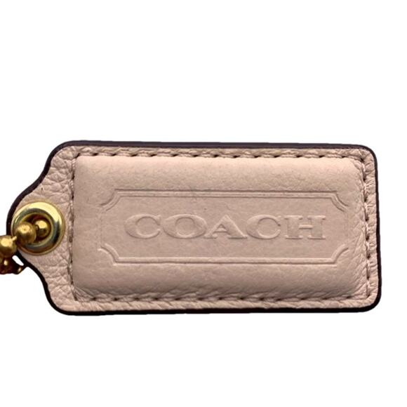 2" COACH Fob Bag Charm Hang tag Hangtag - Picture 1 of 2